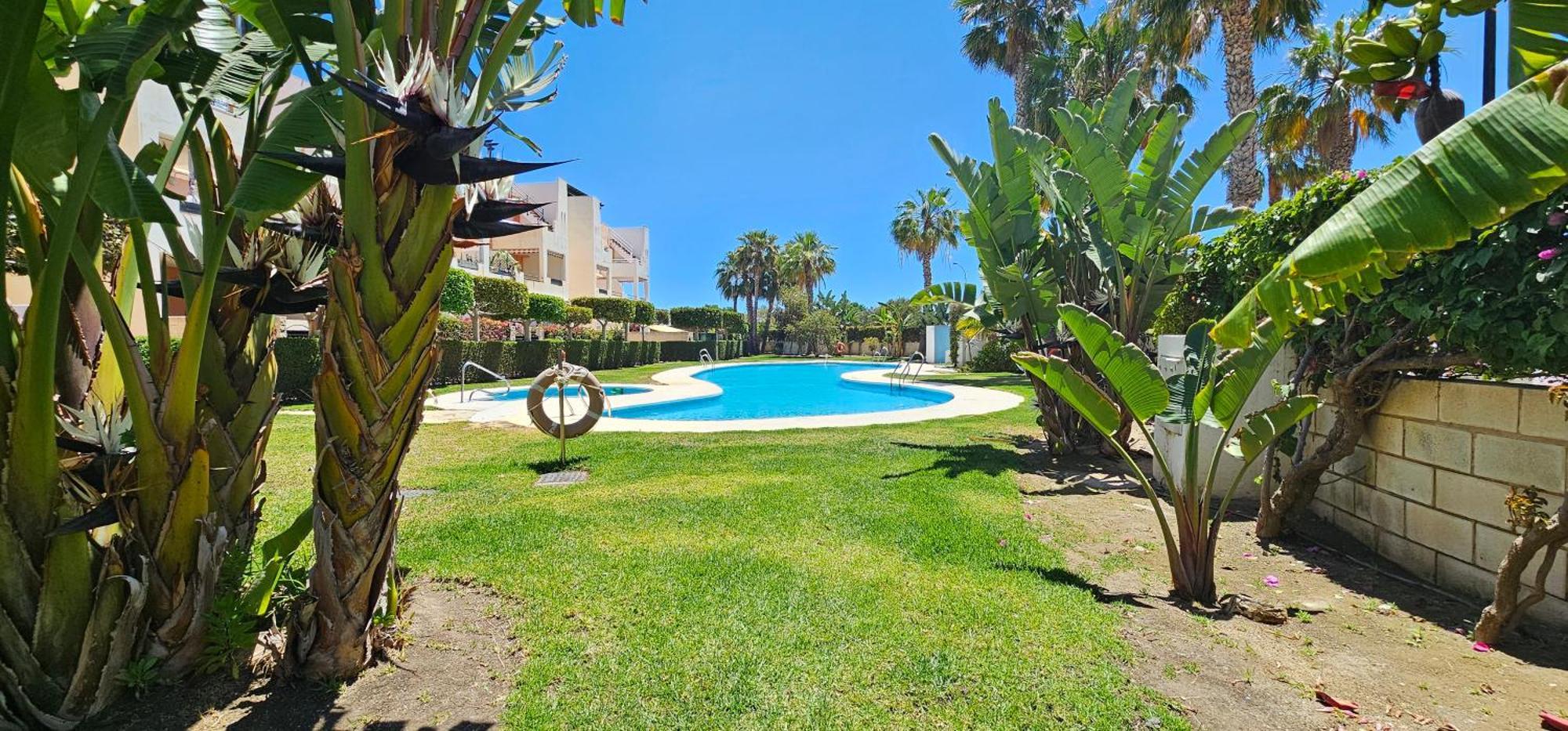 Homes Of Spain, Apartamentos Paraiso Vera Playa, Fatu Hiva, Bajo A Con Piscina Privada En Jardin Privado, Primera Linea De Playa, Wifi Exterior foto